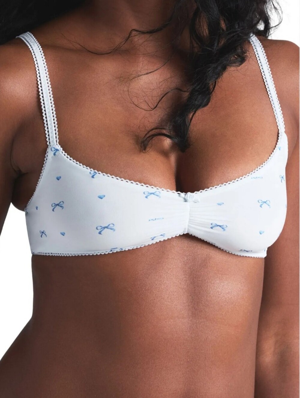 2 PACK SKIMS FITS EVERYBODY PICOT SKIMPY SCOOP BRA /SZ:2XL